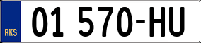 Truck License Plate